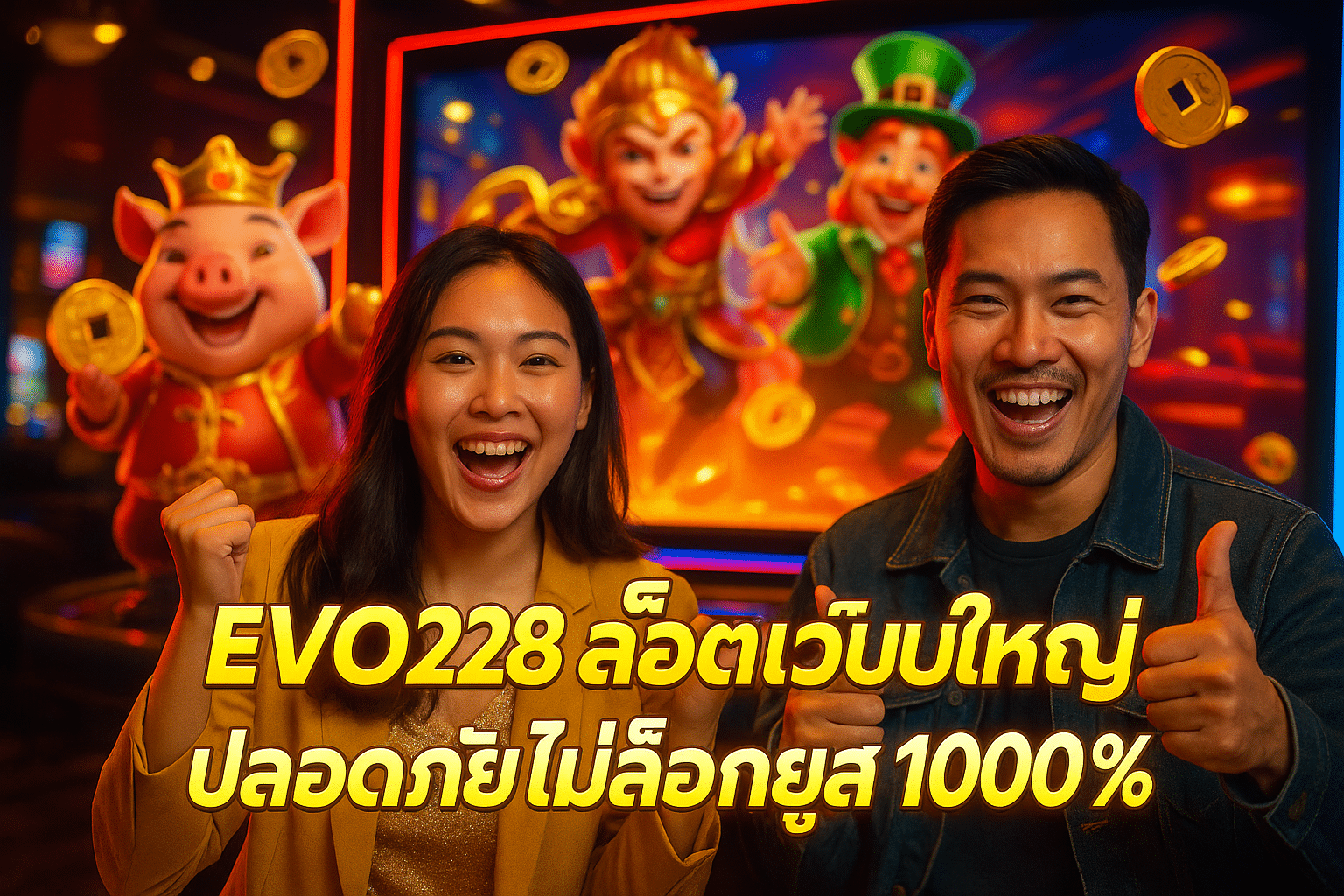 EVO228 สล็อตเว็บใหญ่ ปลอดภัยไม่ล็อกยูส 100%