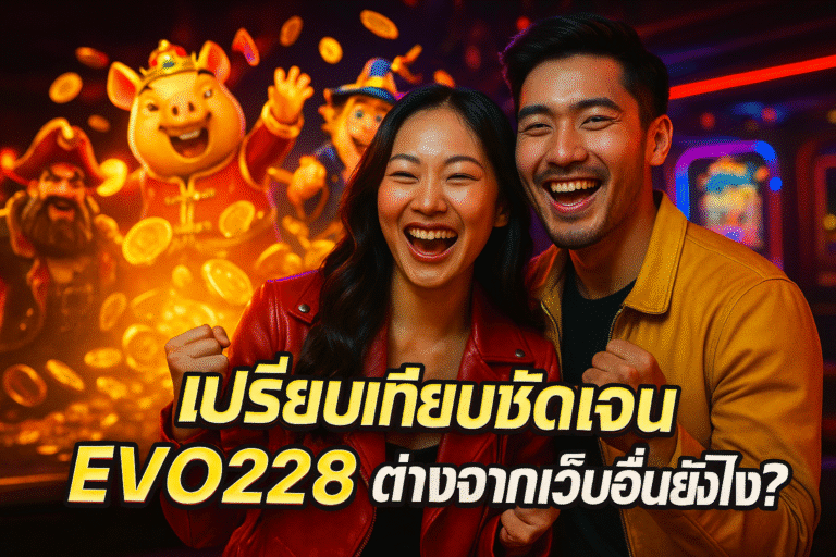 เปรียบเทียบชัดเจน EVO228 ต่างจากเว็บอื่นยังไง?