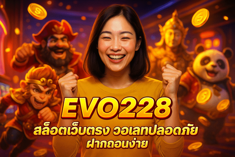 EVO228 สล็อตเว็บตรง วอเลทปลอดภัย ฝากถอนง่าย
