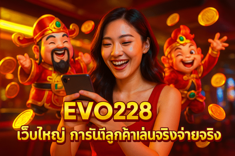 EVO228 เว็บใหญ่ การันตีลูกค้าเล่นจริงจ่ายจริง