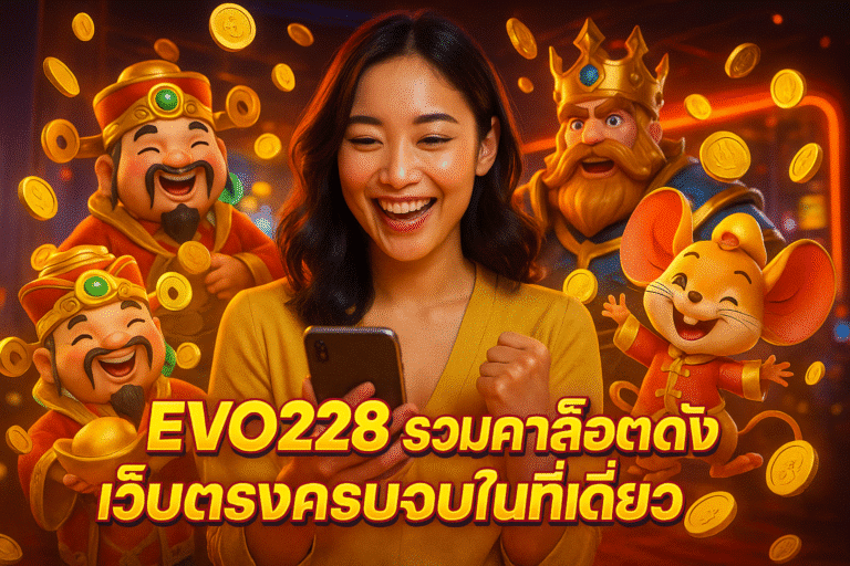 EVO228 รวมค่ายสล็อตดัง เว็บตรงครบจบในที่เดียว