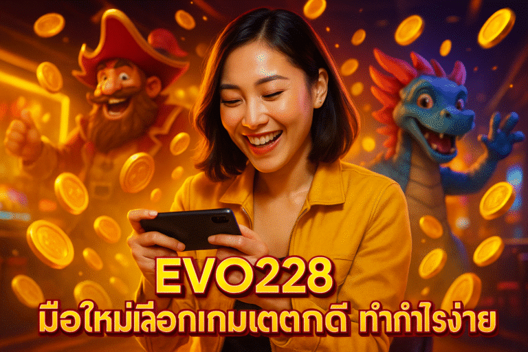 EVO228 มือใหม่เลือกเกมแตกดี ทำกำไรง่าย